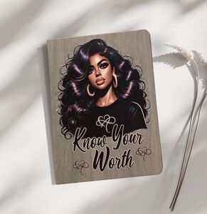 Know Your Worth Hardcover Classic Ruled A5 Notebook